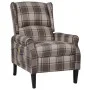 Sillón de masaje reclinable de tela beige de vidaXL, Sillones de masaje eléctricos - Ref: Foro24-329303, Precio: 198,89 €, De...