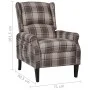 Sillón de masaje reclinable de tela beige de vidaXL, Sillones de masaje eléctricos - Ref: Foro24-329303, Precio: 198,89 €, De...