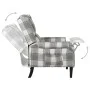 White and gray fabric recliner chair by vidaXL, Armchairs - Ref: Foro24-329306, Price: 216,58 €, Discount: %