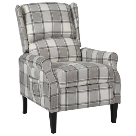 Silla reclinable de tela gris de vidaXL, Sillones - Ref: Foro24-329307, Precio: 177,34 €, Descuento: %