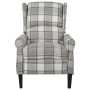 Silla reclinable de tela gris de vidaXL, Sillones - Ref: Foro24-329307, Precio: 178,41 €, Descuento: %