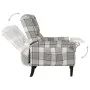 Silla reclinable de tela gris de vidaXL, Sillones - Ref: Foro24-329307, Precio: 177,34 €, Descuento: %