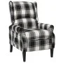 Sillón reclinable tela multicolor de vidaXL, Sillones - Ref: Foro24-329312, Precio: 184,62 €, Descuento: %