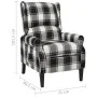 Sillón reclinable tela multicolor de vidaXL, Sillones - Ref: Foro24-329312, Precio: 184,62 €, Descuento: %