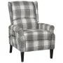 Sillón de masaje reclinable de tela gris de vidaXL, Sillones de masaje eléctricos - Ref: Foro24-329313, Precio: 188,31 €, Des...