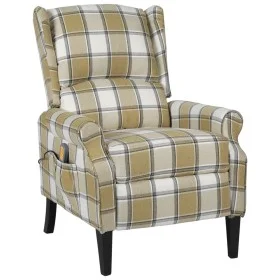Sillón de masaje reclinable de tela verde de vidaXL, Sillones de masaje eléctricos - Ref: Foro24-329315, Precio: 188,31 €, De...
