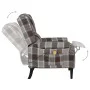 Sillón de masaje reclinable de tela marrón de vidaXL, Sillones de masaje eléctricos - Ref: Foro24-329318, Precio: 198,04 €, D...