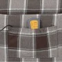 Sillón de masaje reclinable de tela marrón de vidaXL, Sillones de masaje eléctricos - Ref: Foro24-329318, Precio: 198,04 €, D...