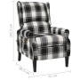 Silla reclinable tela multicolor de vidaXL, Sillones de masaje eléctricos - Ref: Foro24-329319, Precio: 191,08 €, Descuento: %