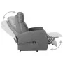 Hebbarer hellgrauer Stoffsessel von vidaXL, Sessel - Ref: Foro24-329605, Preis: 313,77 €, Rabatt: %