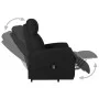 Hebestuhl aus schwarzem Stoff von vidaXL, Sessel - Ref: Foro24-329607, Preis: 312,70 €, Rabatt: %