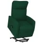 Sillón elevable tela verde oscuro de vidaXL, Sillones - Ref: Foro24-329611, Precio: 380,98 €, Descuento: %