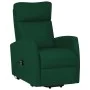 Sillón elevable tela verde oscuro de vidaXL, Sillones - Ref: Foro24-329611, Precio: 380,98 €, Descuento: %