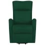 Sillón elevable tela verde oscuro de vidaXL, Sillones - Ref: Foro24-329611, Precio: 380,98 €, Descuento: %