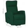 Sillón elevable tela verde oscuro de vidaXL, Sillones - Ref: Foro24-329611, Precio: 380,98 €, Descuento: %