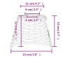 Pantalla para lámpara de techo mimbre marrón Ø15x12 cm de vidaXL, Pantallas para lámparas - Ref: Foro24-364372, Precio: 12,71...