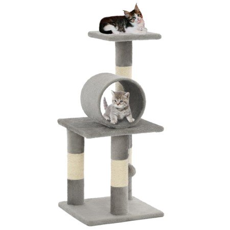 Rascador para gatos con poste de sisal 65 cm gris en Mobiliario para gatos | Comprar online en Foru.es