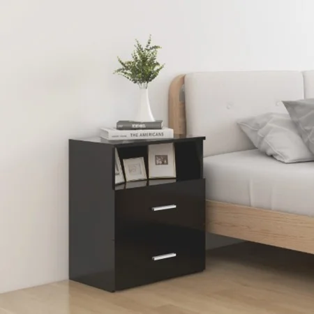 Nightstands 2 units black 50x32x60 cm by vidaXL, Nightstands - Ref: Foro24-803275, Price: 90,48 €, Discount: %