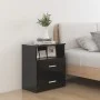 Nightstands 2 units black 50x32x60 cm by vidaXL, Nightstands - Ref: Foro24-803275, Price: 90,48 €, Discount: %
