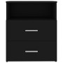 Mesitas de noche 2 unidades negro 50x32x60 cm de vidaXL, Mesitas de noche - Ref: Foro24-803275, Precio: 92,06 €, Descuento: %