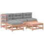 Juego de muebles jardín 5 pzas y cojines madera abeto Douglas en Conjuntos de jardín | Comprar online en Foru.es