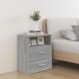 Mesitas de noche 2 unidades gris sonoma 50x32x60 cm de vidaXL, Mesitas de noche - Ref: Foro24-815861, Precio: 108,09 €, Descu...