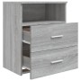 Mesitas de noche 2 unidades gris sonoma 50x32x60 cm de vidaXL, Mesitas de noche - Ref: Foro24-815861, Precio: 108,09 €, Descu...