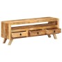 Mueble de TV madera maciza de mango 110x30x40 cm de vidaXL, Muebles TV - Ref: Foro24-337064, Precio: 263,86 €, Descuento: %