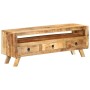 Mueble de TV madera maciza de mango 110x30x40 cm de vidaXL, Muebles TV - Ref: Foro24-337064, Precio: 263,86 €, Descuento: %