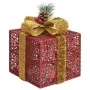Caja regalo decorativa Navidad 3 pzas rojo exterior/interior de vidaXL, Luces de Navidad - Ref: Foro24-329767, Precio: 29,94 ...