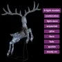 Reno decorativo de Navidad blanco 120 LEDs blanco frío de vidaXL, Luces de Navidad - Ref: Foro24-329769, Precio: 63,44 €, Des...