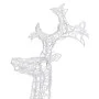 Reno de Navidad 90 LEDs acrílico 60x16x100 cm de vidaXL, Luces de Navidad - Ref: Foro24-329777, Precio: 73,82 €, Descuento: %