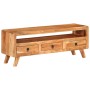 Mueble de TV de madera maciza de acacia 110x30x40 cm de vidaXL, Muebles TV - Ref: Foro24-337065, Precio: 195,06 €, Descuento: %