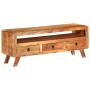 Mueble de TV de madera maciza de acacia 110x30x40 cm de vidaXL, Muebles TV - Ref: Foro24-337065, Precio: 195,06 €, Descuento: %