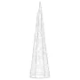 Pirámide decorativa cono acrílico luces LED azules 60 cm de vidaXL, Luces de Navidad - Ref: Foro24-329799, Precio: 28,64 €, D...