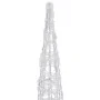 Cono de luz LED de pirámide decorativo acrílico azul 90 cm de vidaXL, Luces de Navidad - Ref: Foro24-329803, Precio: 38,26 €,...