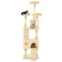Rascador para gatos poste rascador de sisal 170 cm beige en Mobiliario para gatos | Comprar online en Foru.es