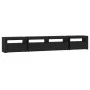 Mueble de TV con luces LED Negro 240x35x40 cm de vidaXL, Muebles TV - Ref: Foro24-3152723, Precio: 190,22 €, Descuento: %