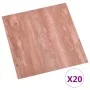 Tarimas de suelo autoadhesiva 20 unidades PVC 1,86 m² rojo de vidaXL, Suelos y moquetas - Ref: Foro24-330127, Precio: 31,47 €...