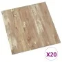 Self-adhesive floor boards 20 units PVC 1.86 m² brown by vidaXL, Floors and carpets - Ref: Foro24-330128, Price: 36,61 €, Dis...