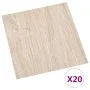 Self-adhesive pallets 20 units PVC 1.86 m² light brown by vidaXL, Floors and carpets - Ref: Foro24-330135, Price: 39,41 €, Di...