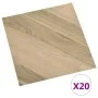 Tarimas autoadhesivas 20 uds PVC 1,86 m² marrón rayado de vidaXL, Suelos y moquetas - Ref: Foro24-330140, Precio: 36,99 €, De...