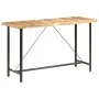 Solid mango wood bar table, rough texture, 180x70x107 cm by vidaXL, Kitchen and dining tables - Ref: Foro24-286613, Price: 37...