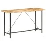 Solid mango wood bar table, rough texture, 180x70x107 cm by vidaXL, Kitchen and dining tables - Ref: Foro24-286613, Price: 37...