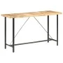 Solid mango wood bar table, rough texture, 180x70x107 cm by vidaXL, Kitchen and dining tables - Ref: Foro24-286613, Price: 37...