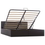 Cama canapé hidráulica cuero sintético gris 160x200 cm de vidaXL, Camas y somieres - Ref: Foro24-285526, Precio: 350,07 €, De...