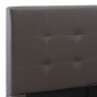 Cama canapé hidráulica cuero sintético gris 160x200 cm de vidaXL, Camas y somieres - Ref: Foro24-285526, Precio: 350,07 €, De...