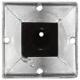 Ground spikes 6 units galvanized steel silver 9x9x56 cm by vidaXL, Spikes for anchoring in the ground - Ref: Foro24-145440, P...