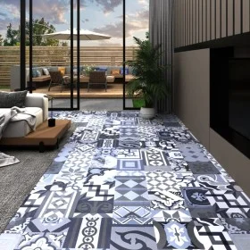 Tarimas autoadhesivas 20 uds PVC estampado coloreado 1,86 m² de vidaXL, Suelos y moquetas - Ref: Foro24-330169, Precio: 37,04...