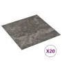 Tarimas autoadhesivas 20 unidades PVC 1,86 m² mármol negro de vidaXL, Suelos y moquetas - Ref: Foro24-330172, Precio: 30,26 €...